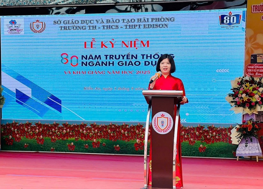 Lễ khai giảng năm học 2025-2026: Nơi nâng cánh những ước mơ tại trường Edison