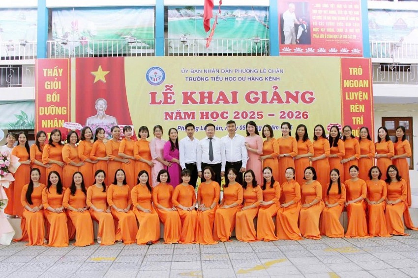 Ngày hội khai giảng tại trường tiểu học Dư Hàng Kênh năm học 2025-2026