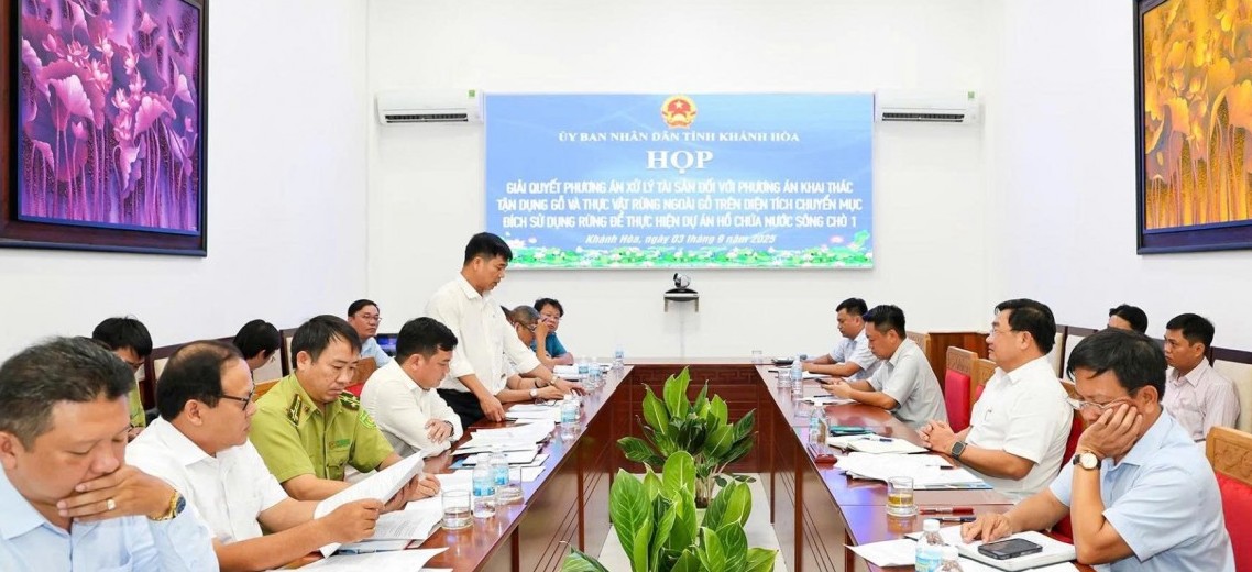 Khánh Hòa: Bàn giải pháp đảm bảo tiến độ dự án hồ chứa nước Sông Chò 1
