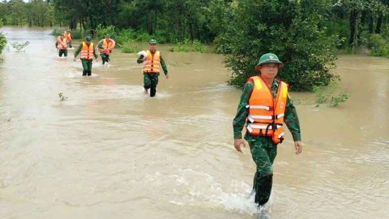 Đắk Lắk: Mưa lớn kéo dài gây ngập lụt, thiệt hại tài sản một số địa phương