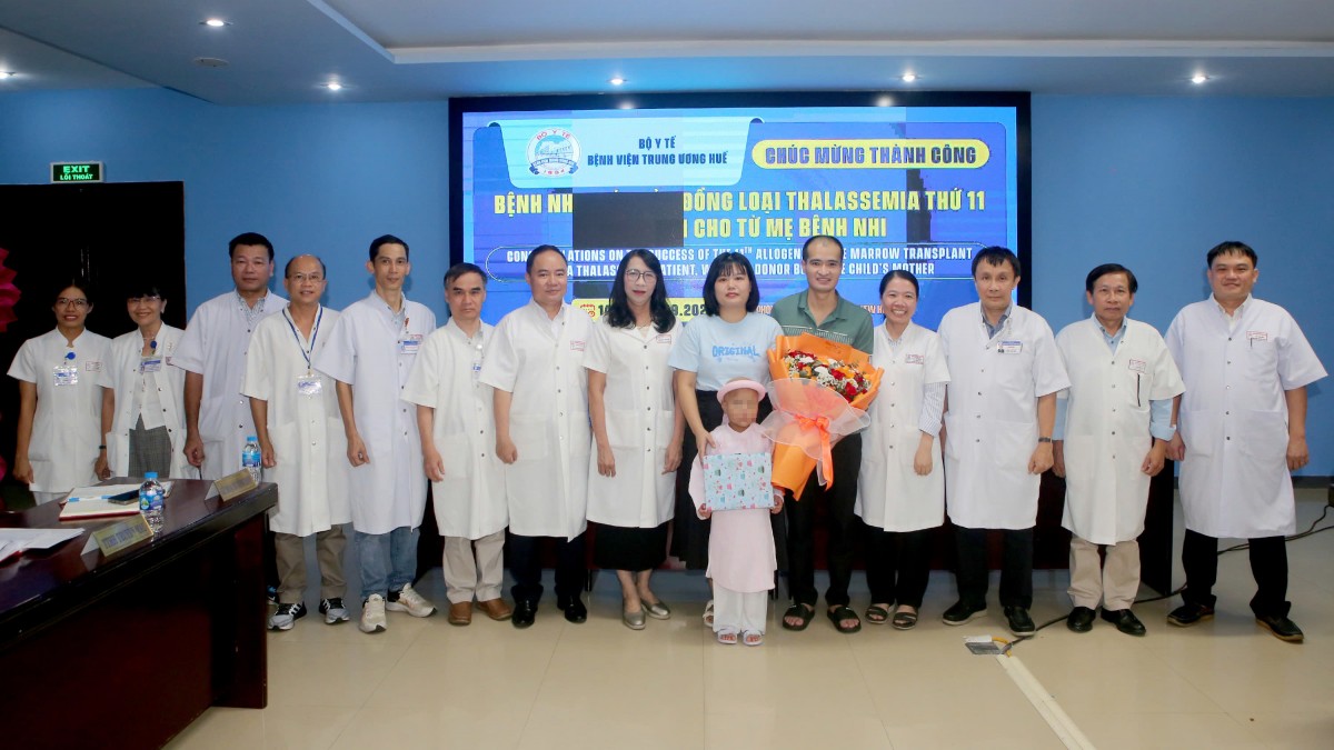 Lần đầu tiên tại Việt Nam thực hiện thành công ca ghép tủy từ mẹ ruột bất đồng nhóm máu