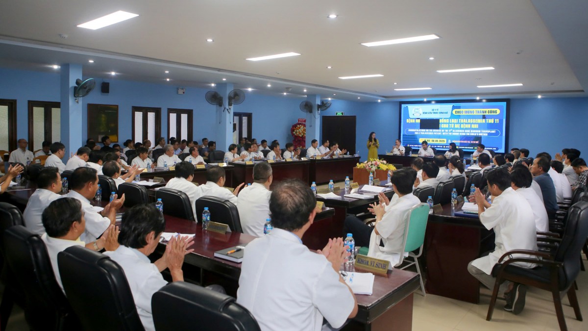 Lần đầu tiên tại Việt Nam thực hiện thành công ca ghép tủy từ mẹ ruột bất đồng nhóm máu