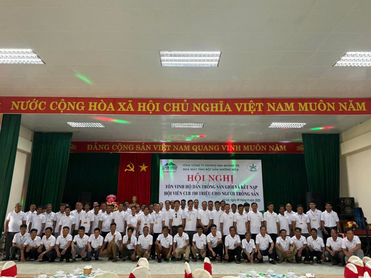 SEPON GROUP tổ chức hội nghị tôn vinh những hộ trồng sắn giỏi năm 2025