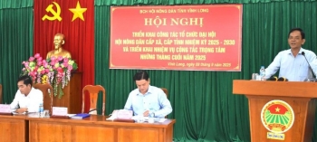 Vĩnh Long triển khai công tác tổ chức Đại hội Hội Nông dân các cấp nhiệm kỳ 2025 – 2030