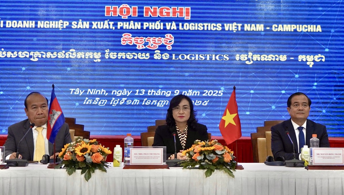 Kết nối doanh nghiệp sản xuất, phân phối và logistics Việt Nam - Campuchia