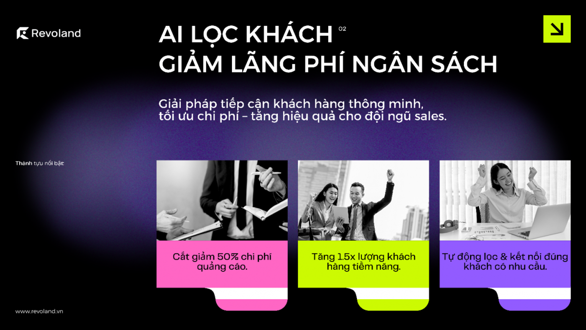 Revoland – Giải pháp giúp Sales bất động sản cắt giảm 50% chi phí tìm khách hàng