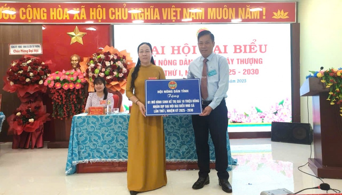 Hội Nông dân xã Sơn Tây Thượng tổ chức Đại hội cấp cơ sở lần thứ I, nhiệm kỳ 2025-2030