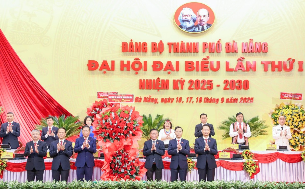 Khai mạc Đại hội Đại biểu Đảng bộ thành phố Đà Nẵng lần thứ I, nhiệm kỳ 2025 - 2030