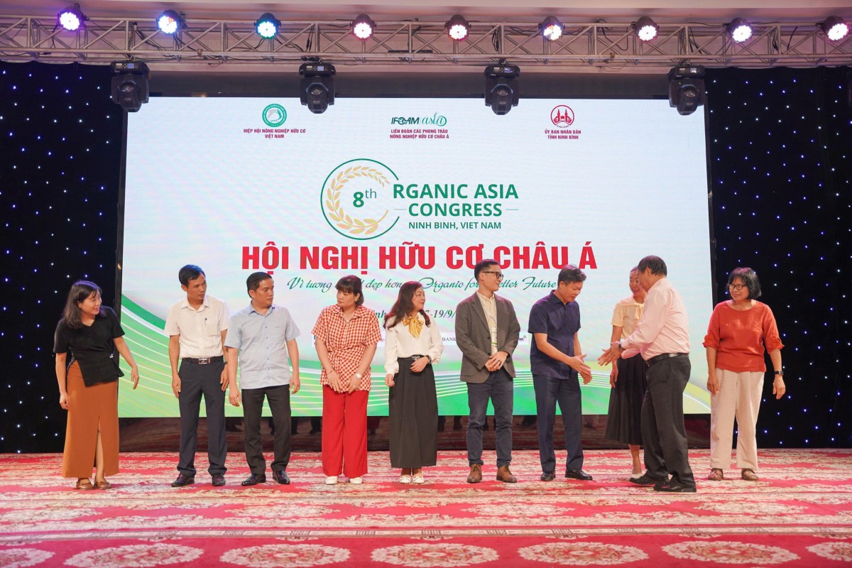 Hội nghị hữu cơ Châu Á lần thứ 8 diễn ra thành công tốt đẹp, để lại ấn tượng trong lòng bạn bè quốc tế