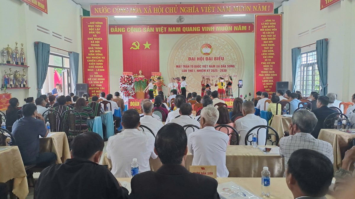 Lâm Đồng: Đại hội MTTQ Việt Nam xã Đắk Song lần thứ I, nhiệm kỳ 2025 - 2030