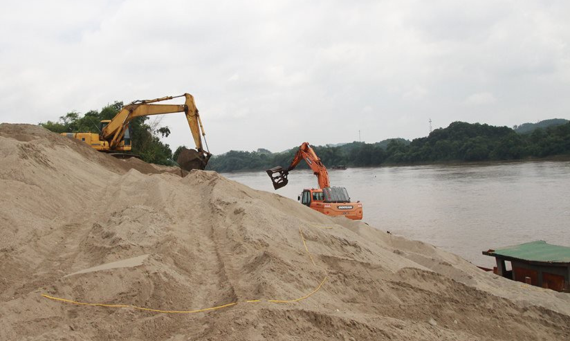 Bắc Ninh: Xử lý triệt để các vi phạm trong khai thác khoáng sản tại các bến bãi ven sông