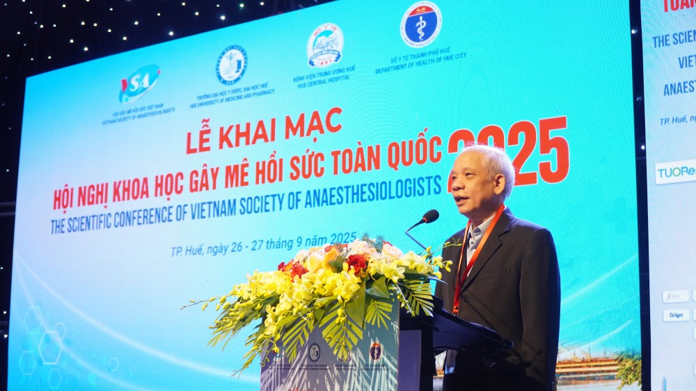 Hội nghị Khoa học Gây mê - Hồi sức toàn quốc 2025 tại Huế: Kỳ vọng nâng cao chất lượng y tế