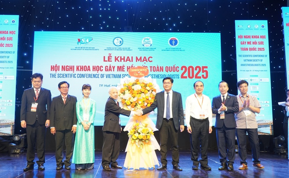 Hội nghị Khoa học Gây mê - Hồi sức toàn quốc 2025 tại Huế: Kỳ vọng nâng cao chất lượng y tế