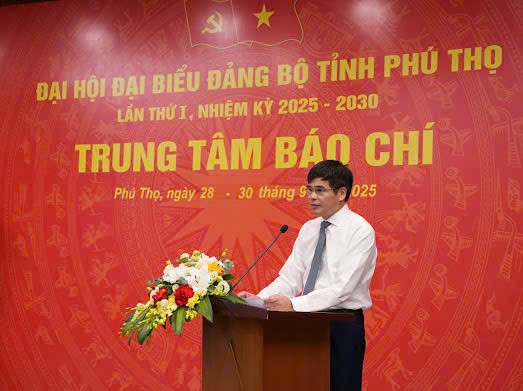 Phú Thọ khai trương Trung tâm Báo chí, sẵn sàng cho Đại hội Đảng bộ lần thứ I