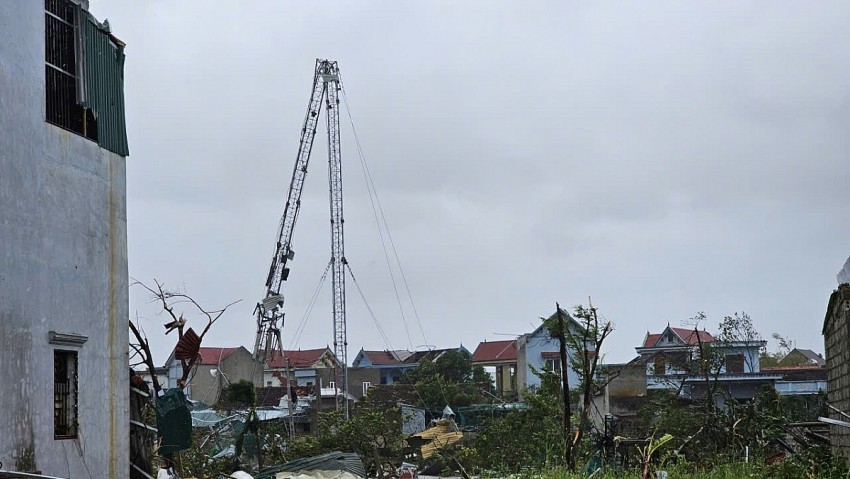 Thanh Hóa: Nhiều địa phương bị thiệt hại nặng do bão Bualoi