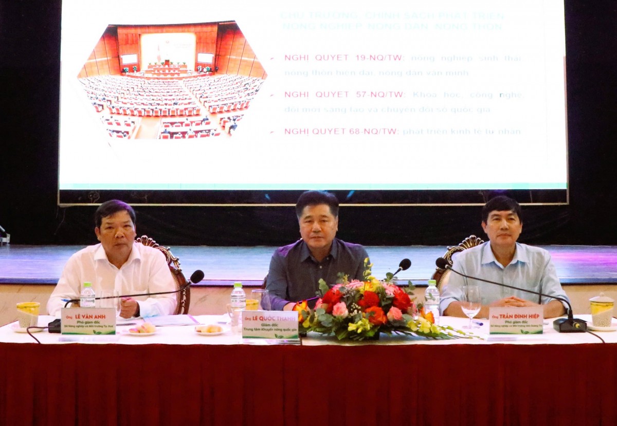 Đánh giá hoạt động khuyến nông cộng đồng theo mô hình chính quyền địa phương 2 cấp tại các tỉnh Bắc Trung Bộ