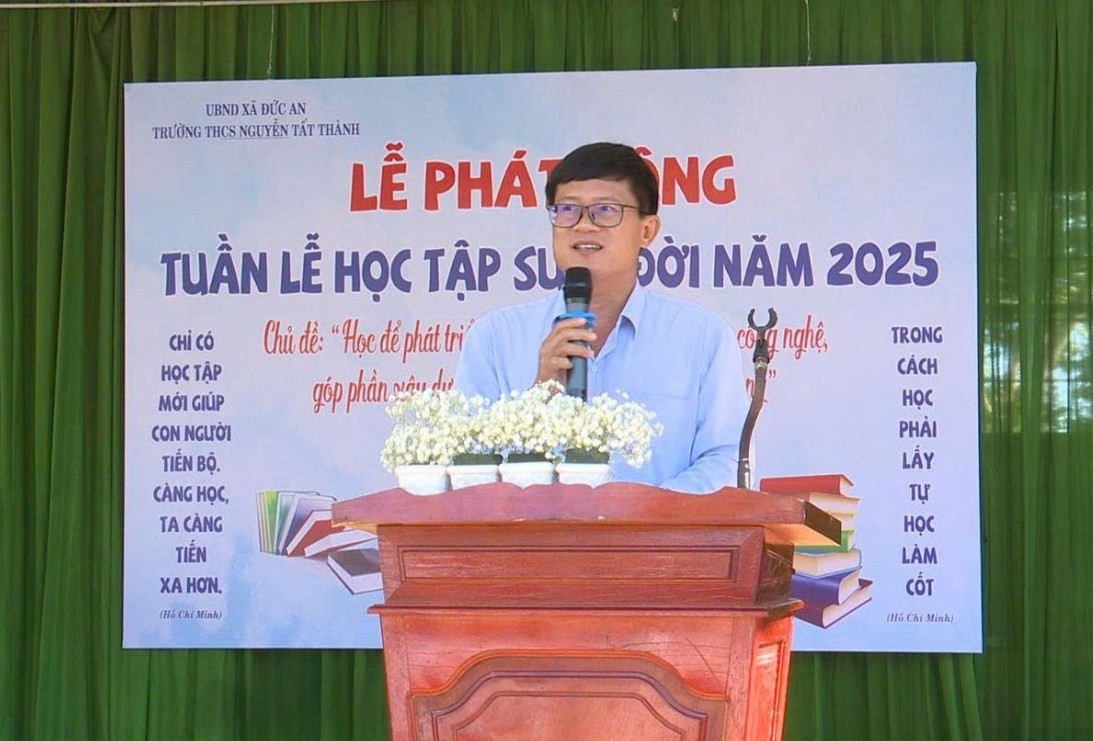 Lâm Đồng: Xã Đức An phát động Tuần lễ hưởng ứng học tập suốt đời năm 2025