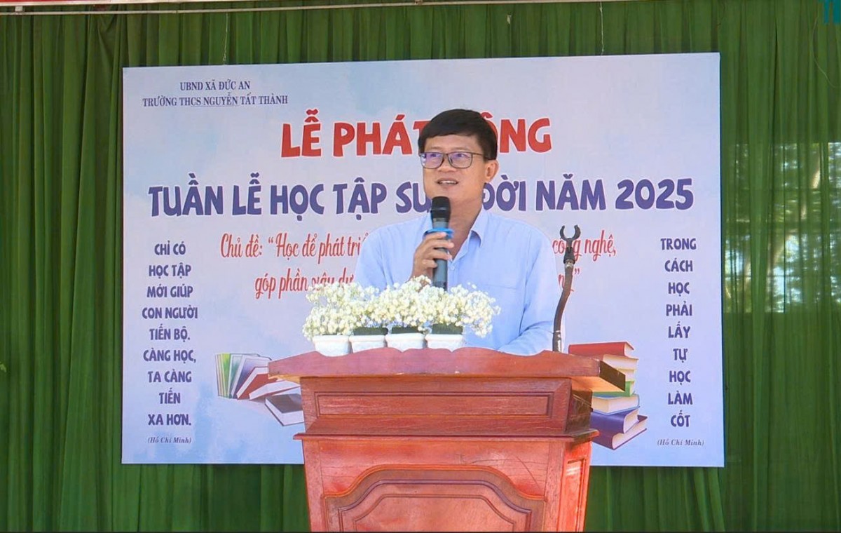 Lâm Đồng: Xã Đức An phát động Tuần lễ hưởng ứng học tập suốt đời năm 2025