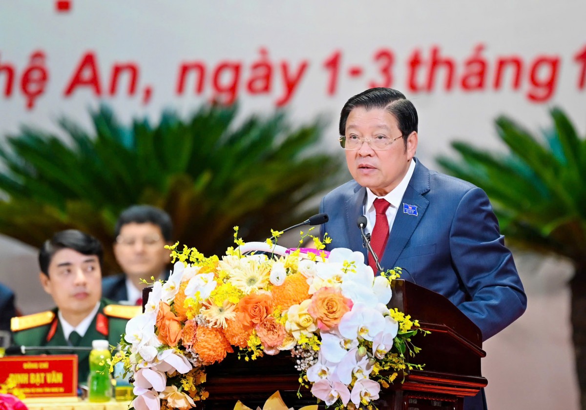 Khai mạc trọng thể Đại hội đại biểu Đảng bộ tỉnh Nghệ An lần thứ XX, nhiệm kỳ 2025 - 2030