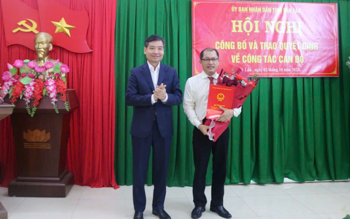 Bổ nhiệm tân Giám Đốc Ban A tỉnh Đắk Lắk