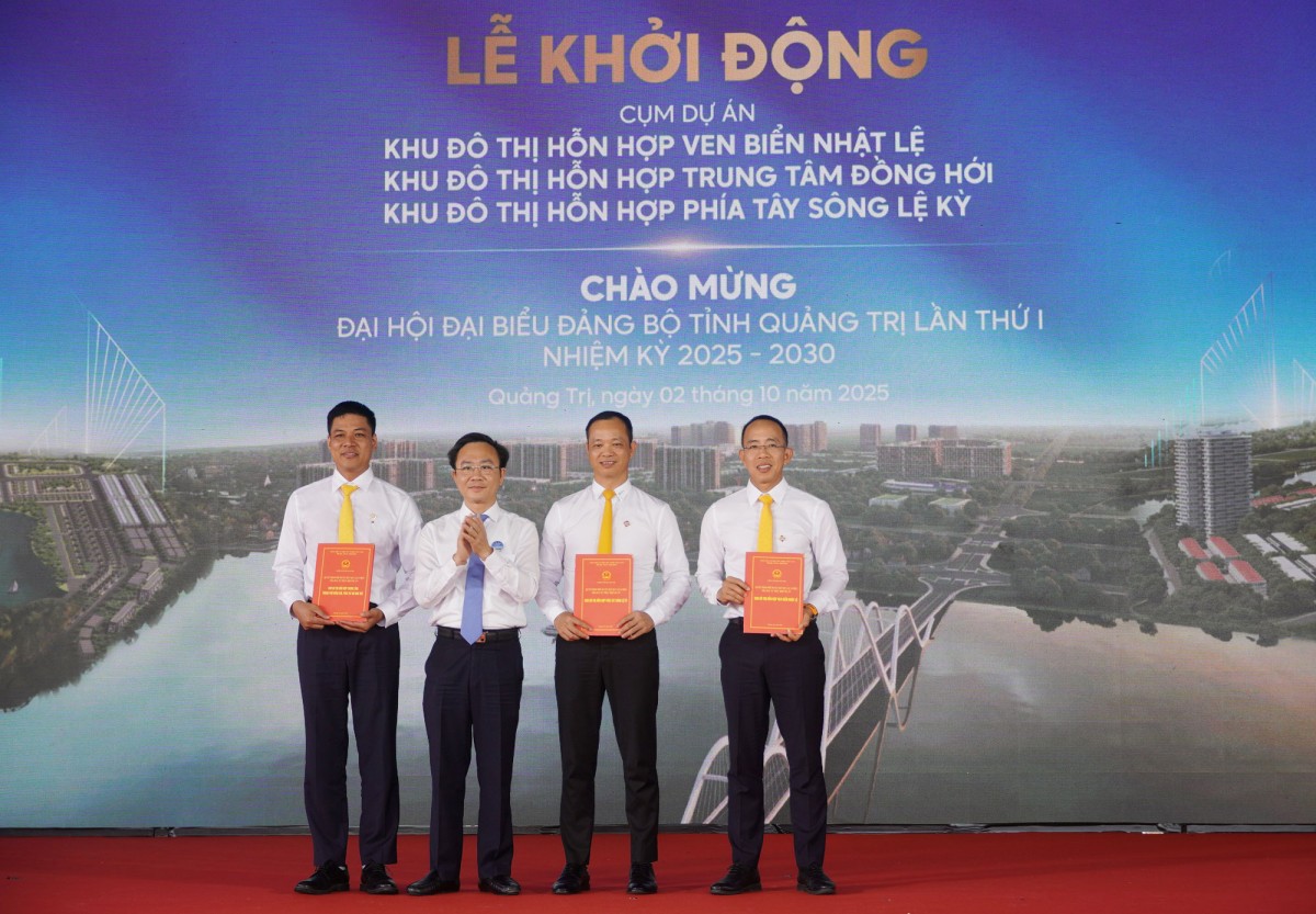 Quảng Trị: Khởi động 3 dự án khu đô thị quy mô lớn với tổng mức đầu tư hơn 38 nghìn tỷ đồng