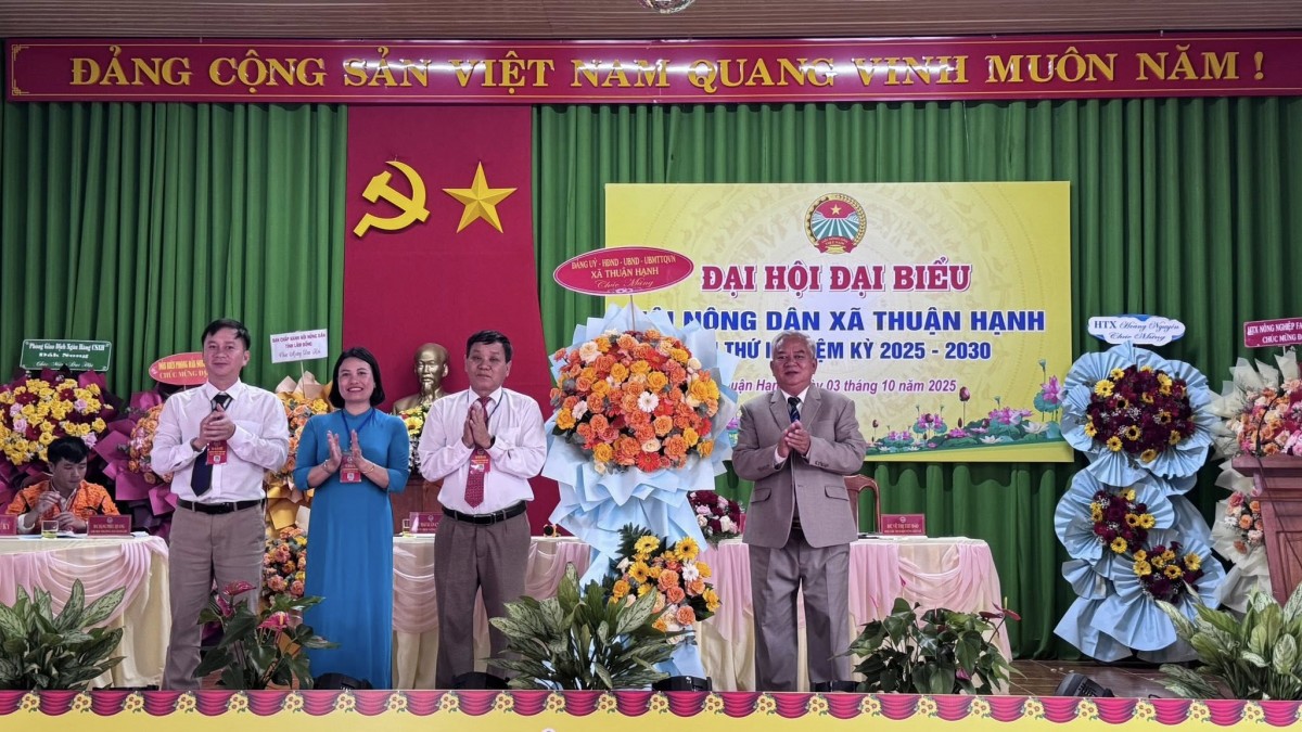 Lâm Đồng:  Đại hội Đại biểu Hội Nông dân xã Thuận Hạnh lần thứ I, nhiệm kỳ 2025 - 2030
