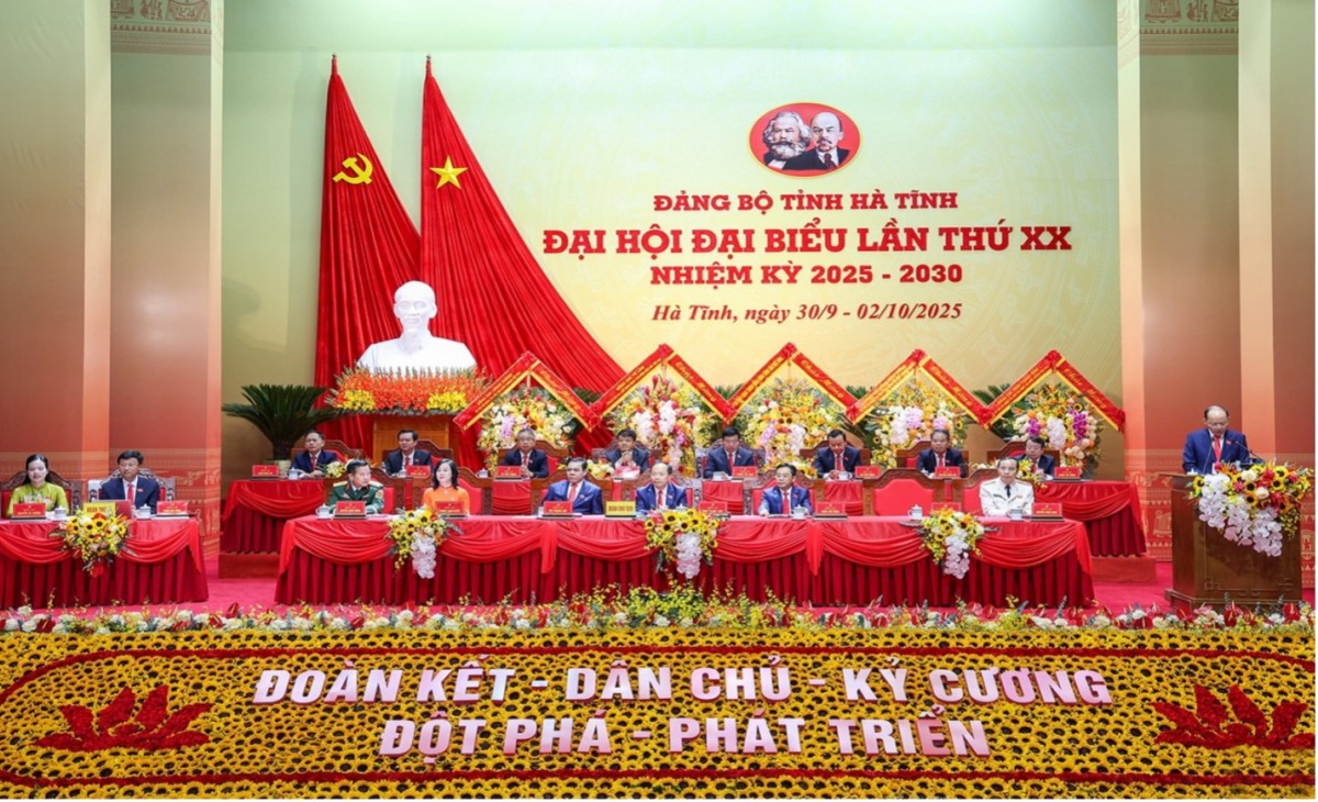 Hà Tĩnh vượt qua bão lũ để Đại hội Đảng bộ thành công tốt đẹp
