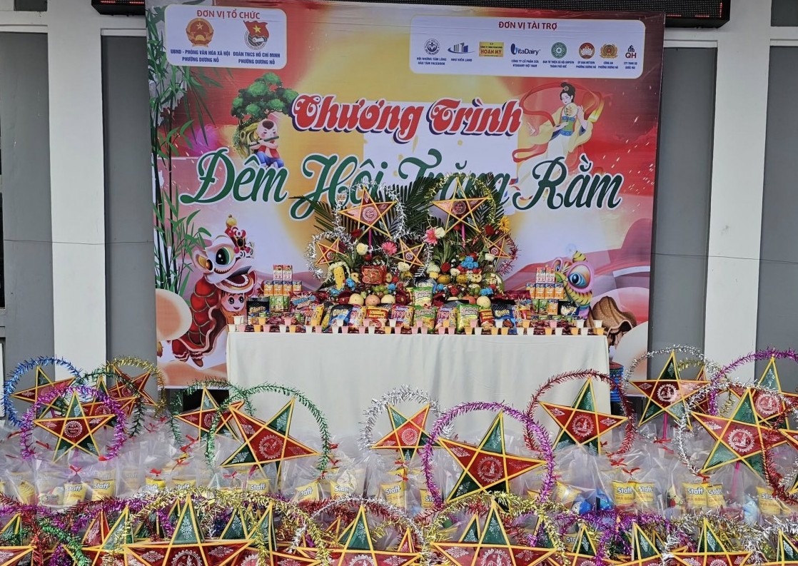 Mang Trung thu yêu thương đến với trẻ em phường Dương Nỗ -Tp. Huế