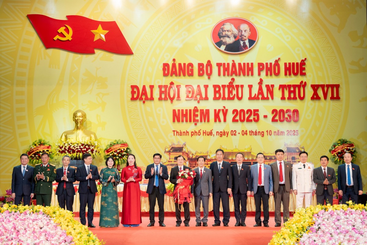 Đại hội Đảng bộ thành phố Huế lần thứ XVII (nhiệm kỳ 2025-2030): Khơi dậy khát vọng phát triển xanh – thông minh – giàu bản sắc
