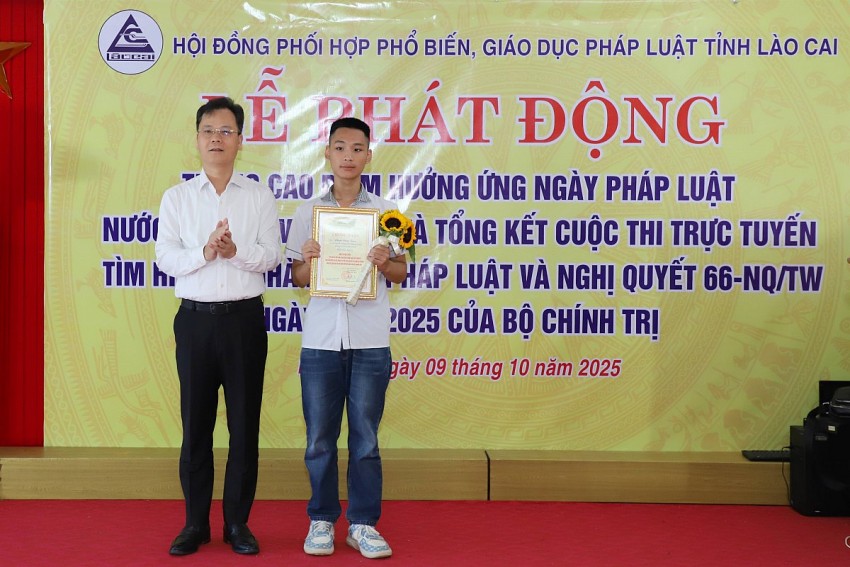 Lào Cai: Triển khai các hoạt động hưởng ứng Ngày Pháp luật 2025