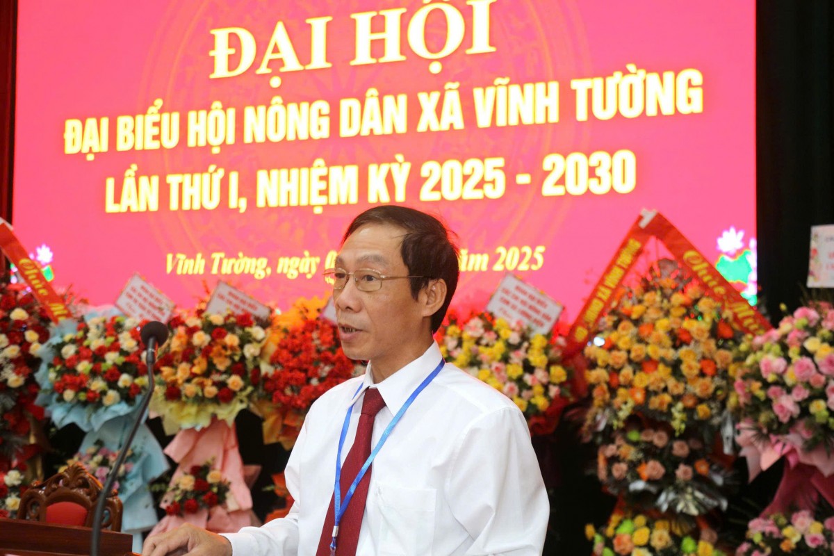 Xã Vĩnh Tường tổ chức Đại hội Đại biểu Hội Nông dân lần thứ I