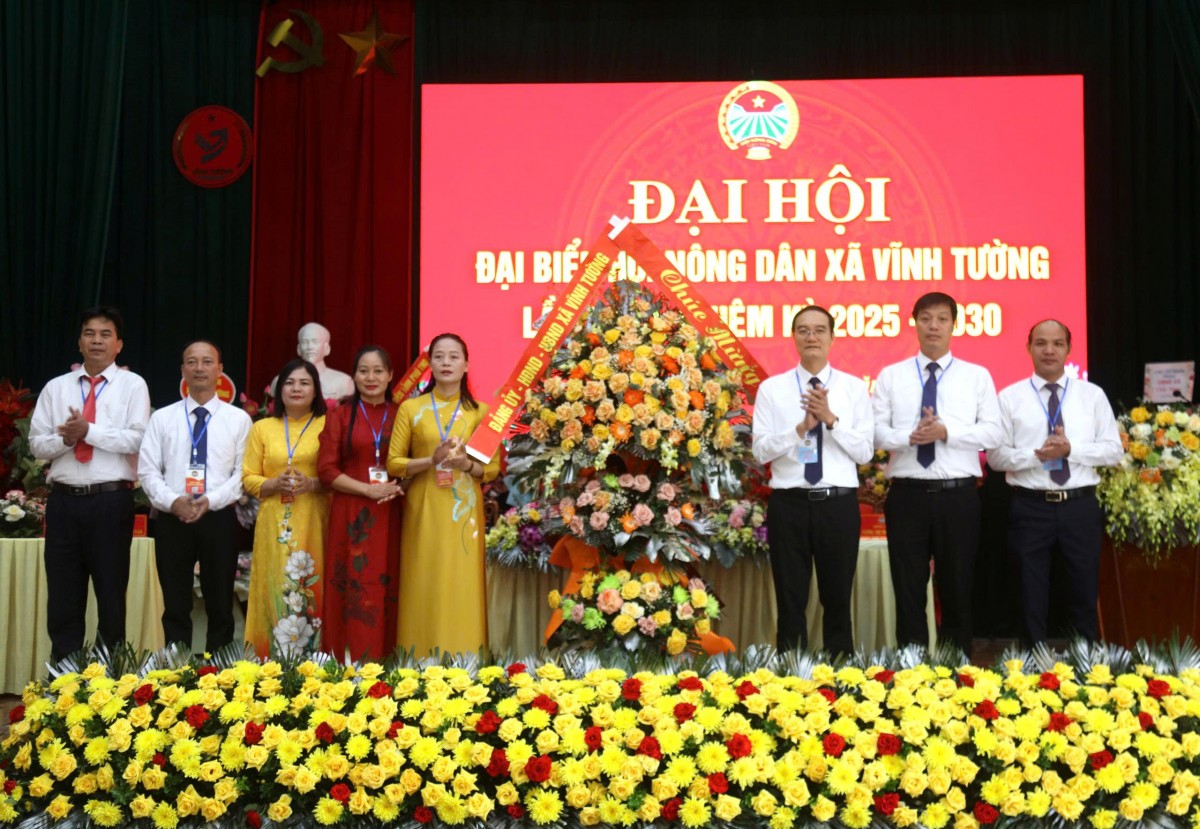 Xã Vĩnh Tường tổ chức Đại hội Đại biểu Hội Nông dân lần thứ I