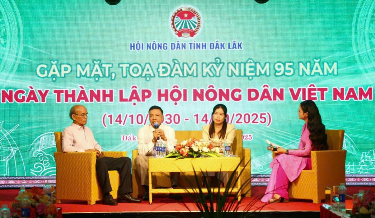 Đắk Lắk: Gặp mặt, tọa đàm kỷ niệm 95 năm Ngày thành lập Hội Nông dân Việt Nam