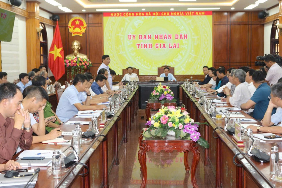 Gia Lai họp về tình hình hoạt động đầu tư tại các khu, cụm công nghiệp