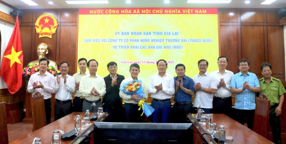 Chủ tịch Gia Lai làm việc với Công ty Cổ phần Nông nghiệp Trường Hải