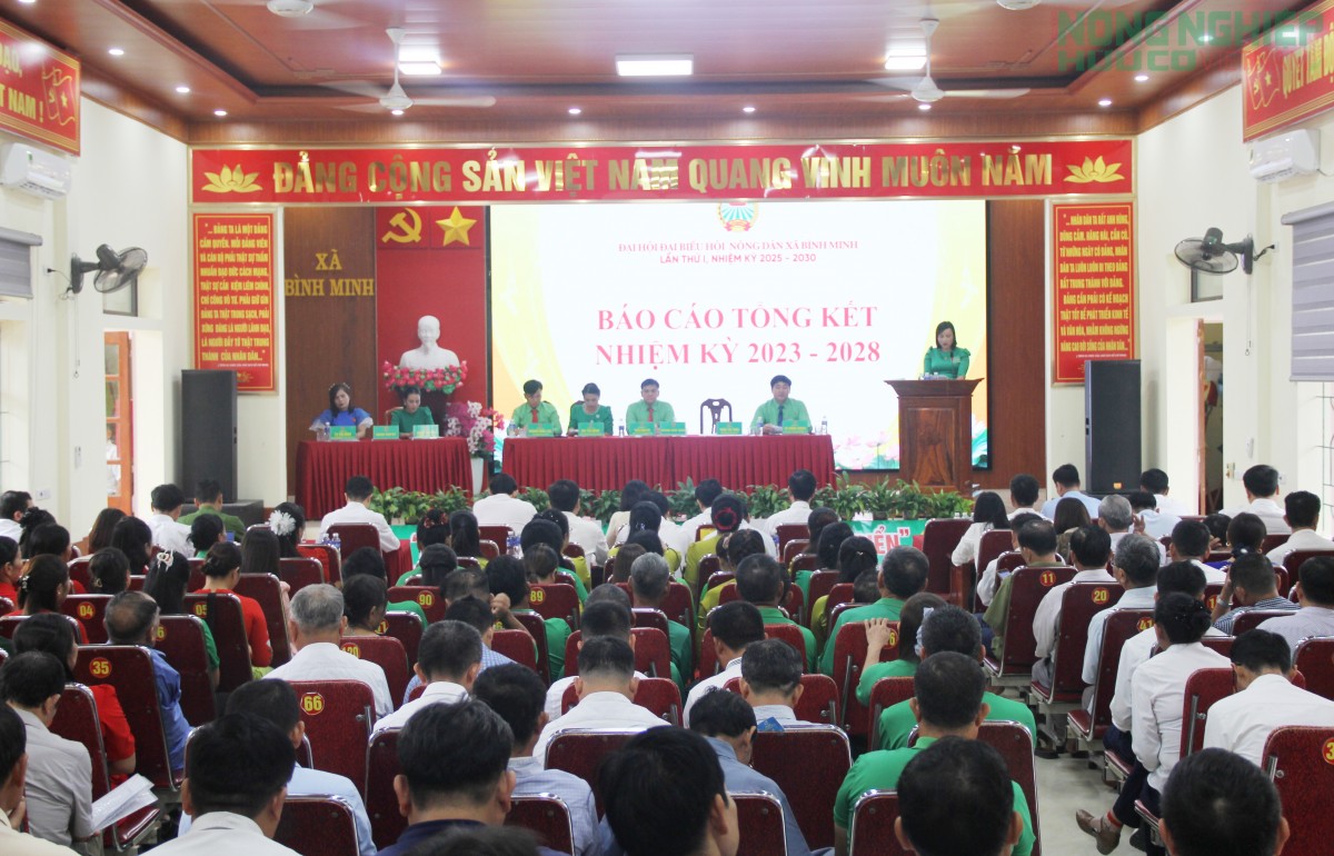 Nghệ An: Đại hội Đại biểu Hội Nông dân xã Bình Minh lần thứ I, nhiệm kỳ 2025 - 2030