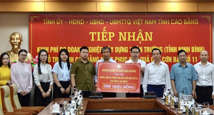 Hỗ trợ giúp Cao Bằng khắc phục hậu quả thiên tai