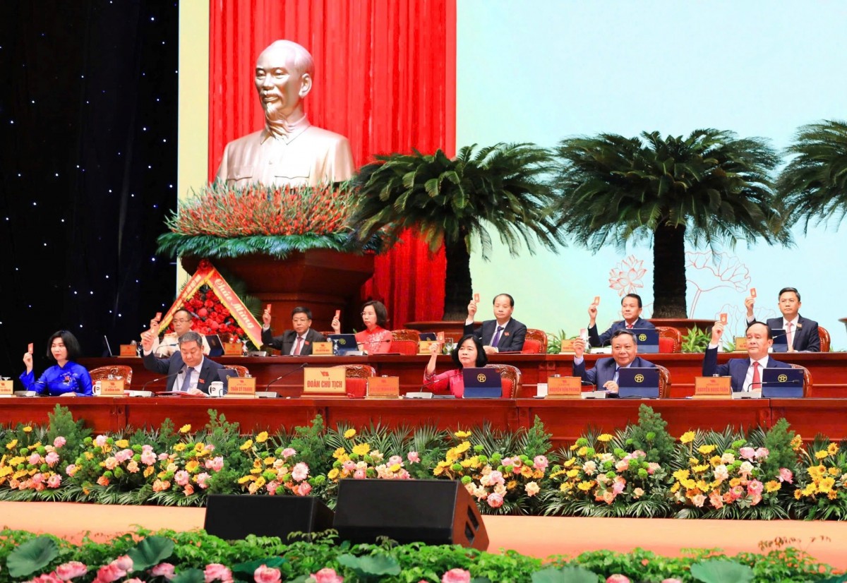 Khai mạc Đại hội Đại biểu Đảng bộ thành phố Hà Nội lần thứ XVIII