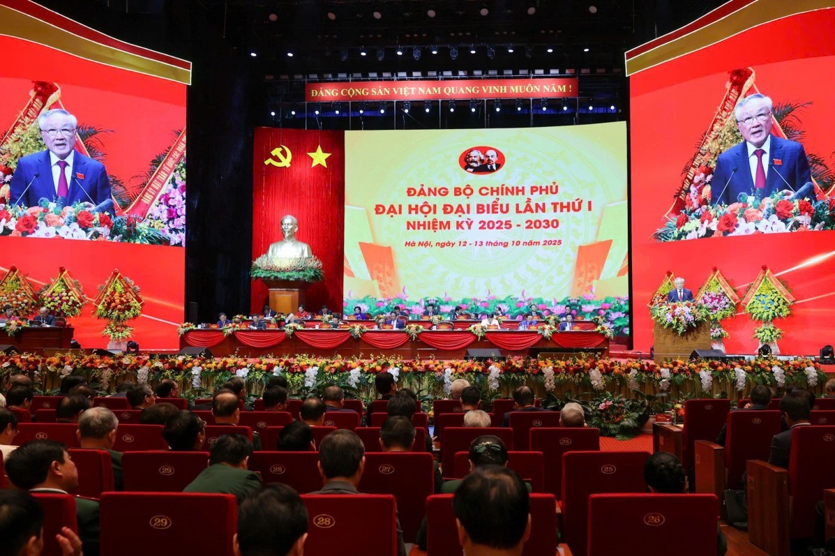 Đại hội Đại biểu Đảng bộ Chính phủ lần thứ I, nhiệm kỳ 2025-2030 diễn ra thành công tốt đẹp