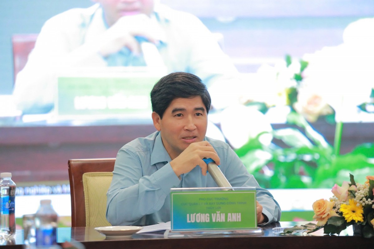 Ông Lương Văn Anh, Phó Cục trưởng Cục Quản lý và Xây dựng Công trình thủy lợi (Bộ Nông nghiệp và Môi trường).