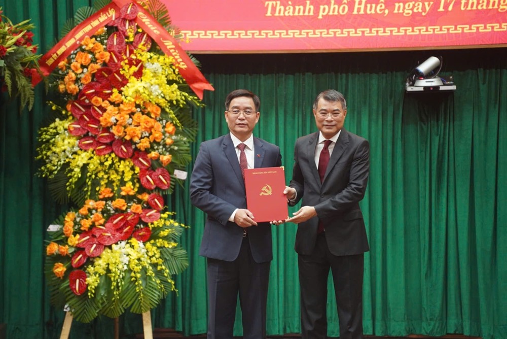 Ông Nguyễn Đình Trung được Bộ Chính trị chỉ định làm Bí thư Thành ủy Huế