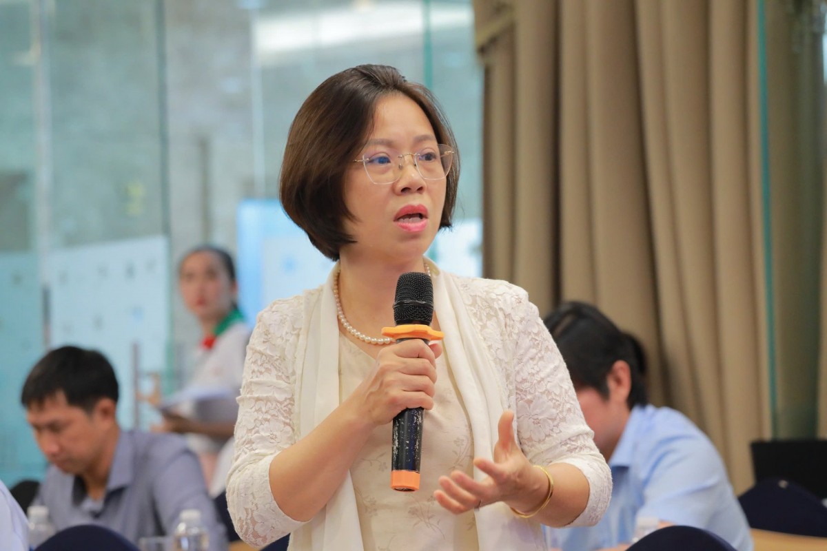 bà Nguyễn Giang Thu, Phó Vụ trưởng Vụ Khoa học và Công nghệ (Bộ Nông nghiệp và Môi trường),