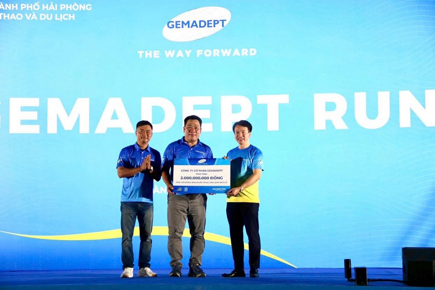 Gemadept Run 2025: Sải chân tiên phong - Thắp sáng hy vọng vùng bão