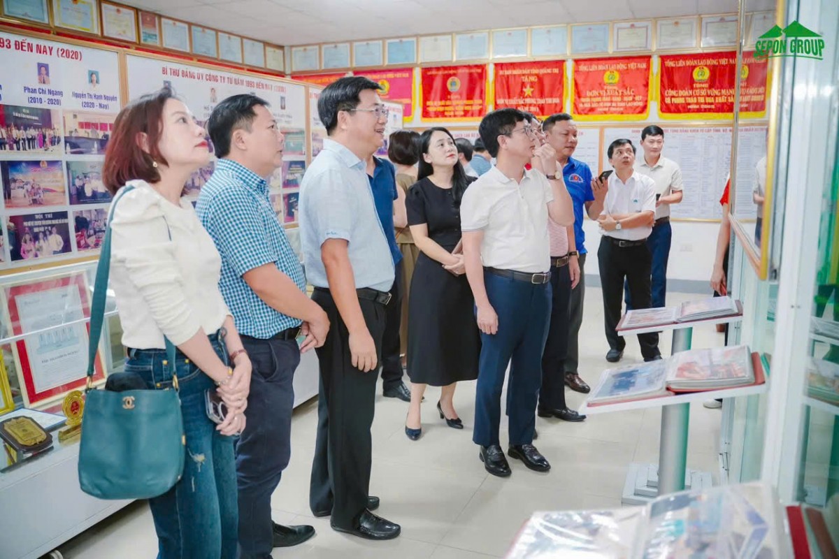 Đoàn công tác Đảng uỷ UBND tỉnh Quảng Trị thăm và làm việc tại SEPON GROUP