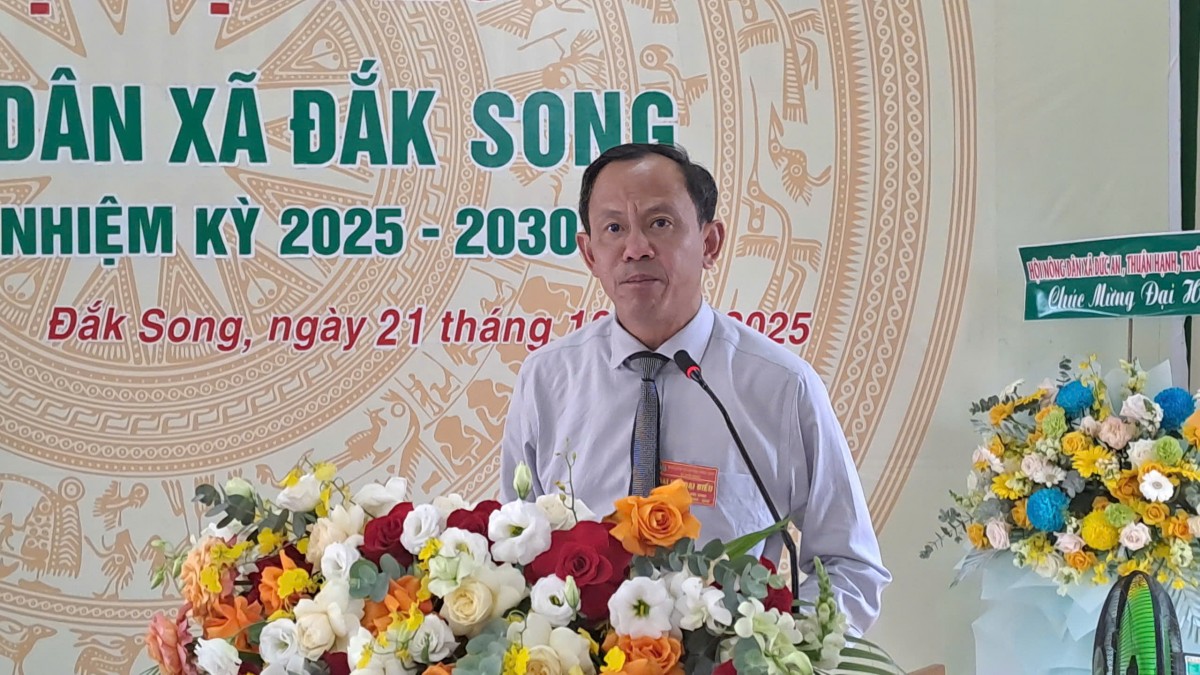 Lâm Đồng: Đại hội đại biểu Hội Nông dân xã Đắk Song lần thứ I  nhiệm kỳ 2025 – 2030