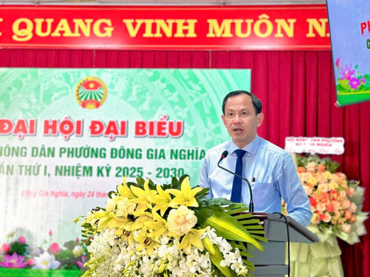 Đại hội Đại biểu Hội nông dân phường Đông Gia Nghĩa lần thứ I, nhiệm kỳ 2025 – 2030