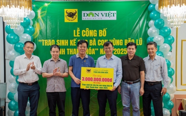 Phân bón Bình Điền và Báo NTNN phát động chương trình Trao sinh kế cho bà con vùng bão lũ ở Thanh Hóa Phân bón Bình Điền và Báo NTNN phát động chương trình Trao sinh kế cho bà con vùng bão lũ ở Thanh Hóa