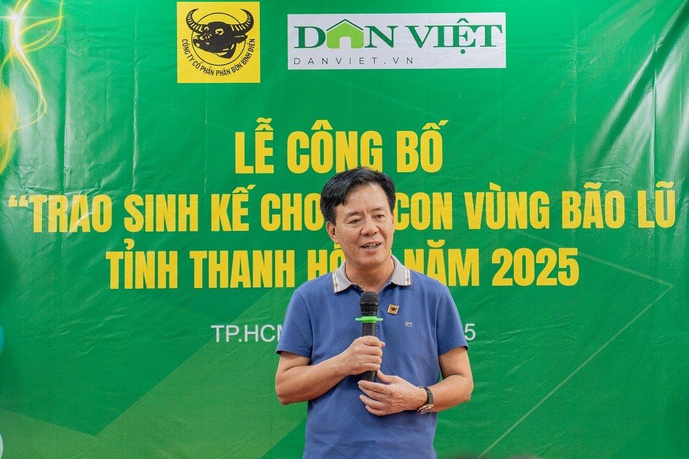 Phân bón Bình Điền và Báo NTNN phát động chương trình Trao sinh kế cho bà con vùng bão lũ ở Thanh Hóa Phân bón Bình Điền và Báo NTNN phát động chương trình Trao sinh kế cho bà con vùng bão lũ ở Thanh Hóa