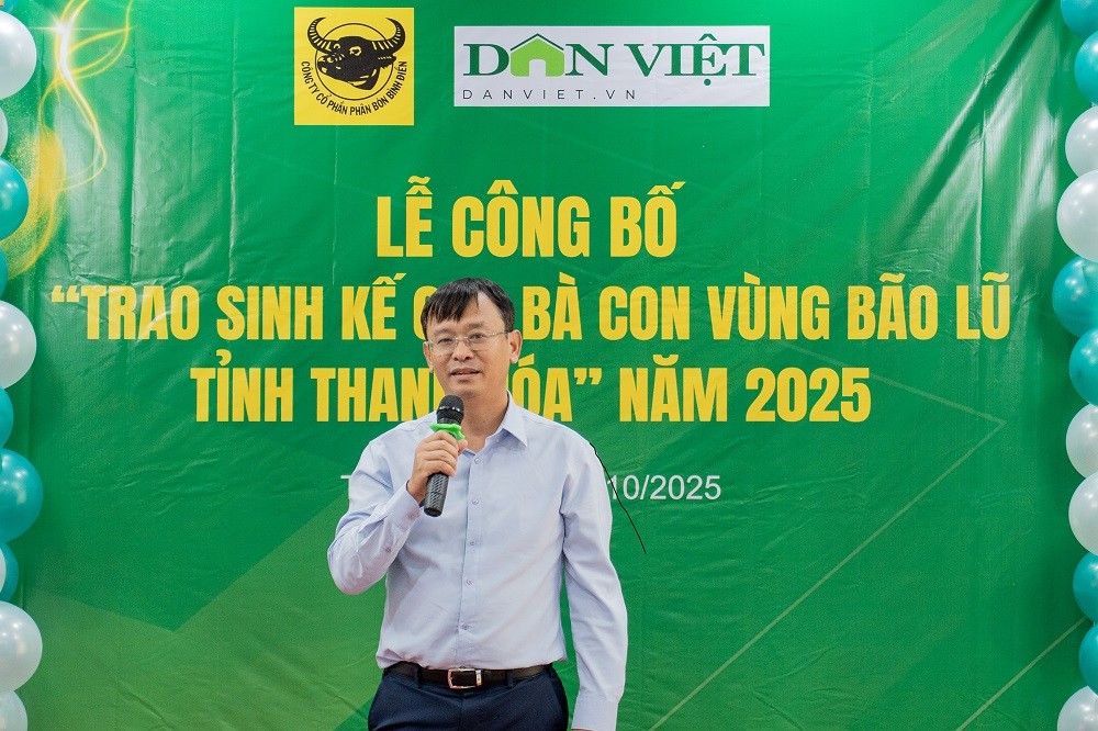 Phân bón Bình Điền và Báo NTNN phát động chương trình Trao sinh kế cho bà con vùng bão lũ ở Thanh Hóa Phân bón Bình Điền và Báo NTNN phát động chương trình Trao sinh kế cho bà con vùng bão lũ ở Thanh Hóa