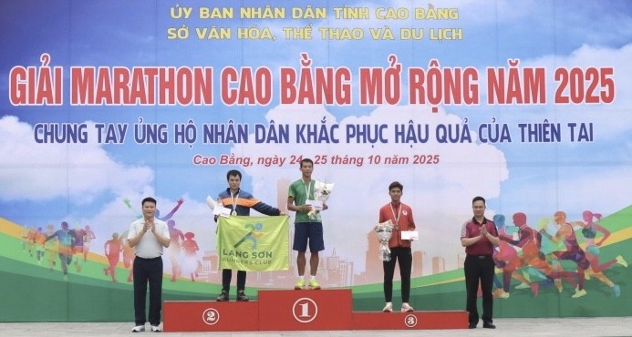 Cao Bằng: 314 vận động viên tham gia thi đấu Giải Marathon Cao Bằng mở rộng năm 2025 Cao Bằng: 314 vận động viên tham gia thi đấu Giải Marathon Cao Bằng mở rộng năm 2025